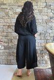  Indra Crochet Bolero Cardigan Black